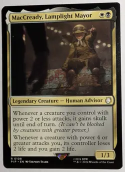 MacCready, Lamplight Mayor x1 Universes Beyond: Fallout MTG LP/NM - Image 1