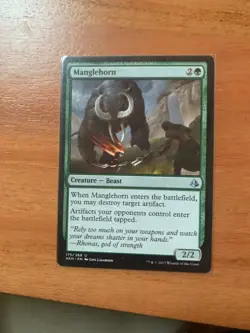 x1 MTG Manglehorn NM Amonkhet Regular Magic the Gathering - Image 1