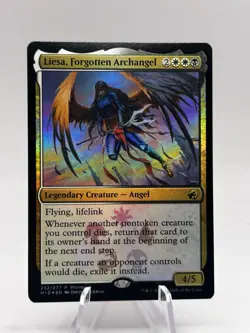 Liesa, Forgotten Archangel 232/277 Foil Media Promo MID MTG NM - Image 1