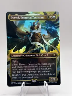 Derevi, Empyrial Tactician 0087 Foil Borderless Commander Bloomburrow BOC MTG NM - Image 1