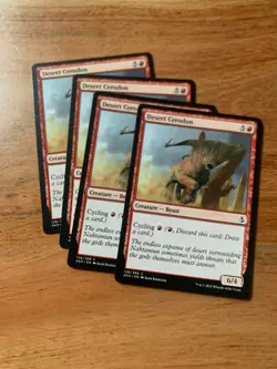 x4 MTG Desert Cerodon LP Amonkhet Magic the Gathering MTG PLASYET - Image 1