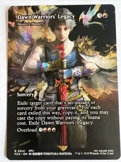 MTG ~ Dawn Warriors' Legacy (Mizzix's Mastery) Final Fantasy ~ Near Mint ~ Rare - Image 1