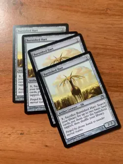 x4 MTG BURNISHED HART LP Theros Magic the Gathering PLAYSET - Image 1