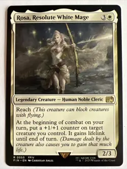 MTG - ROSA, RESOLUTE WHITE MAGE - Final Fantasy (R) - Image 1