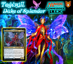 Tegwyll, Duke of Splendor MTG EDH Commander Deck! Dimir Faeries! - Image 1