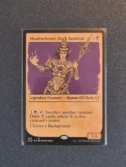 MTG - Shadowheart, Dark Justiciar - Showcase - CLB - Near Mint+ Condition - Image 1