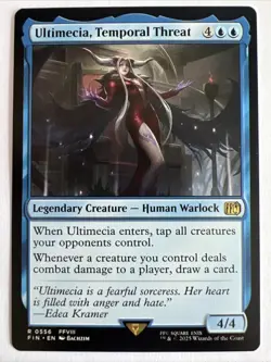 MTG ~ Ultimecia, Temporal Threat 0556 ~ Final Fantasy ~ Near Mint ~ Rare - Image 1