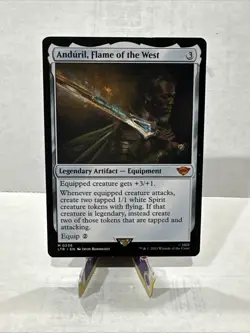 Anduril, Flame of the West MTG LotR M0236 NM Fresh Pull - Image 1