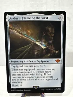 Anduril, Flame of the West MTG LotR M0236 NM Fresh Pull - Image 3