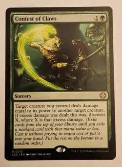 Contest of Claws #12 Rare MTG NM+ Regular The Lost Caverns - Image 1