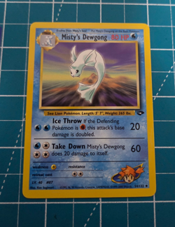 Misty's Dewgong 54/132 Gym Challenge Unlimited WotC 2000 Pokemon NM - Image 1