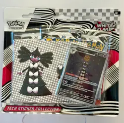 Pokemon TCG White Flare SV10.5 3-Pack Tech Sticker Collection~Factory Sealed~NEW - Image 3