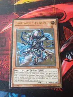 OP27-EN001 Sage With Eyes of Blue Ultimate Rare UNL NM Yugioh - Image 1