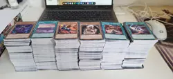 YUGIOH 1000 MYSTERY CARD LOT - RARE/COMMON BULK COLLECTION NEAR MINT - Image 1