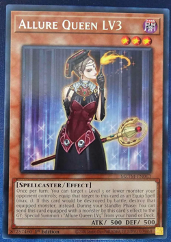 Yugioh - Allure Queen LV3 - MZTM-EN063 - Rare - NM/M - Image 1