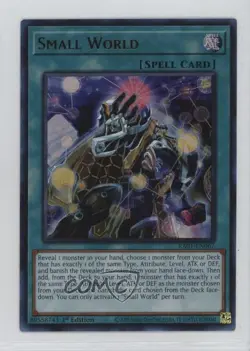Small World 1st Ed. YuGiOh 25th Anniversary Rarity Collection #RA01-EN067 - Image 1