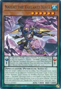 TAMA-EN003 Nazuki The Vaylantz Ninja Rare 1st Edition Near Mint YuGiOh TCG - Image 1