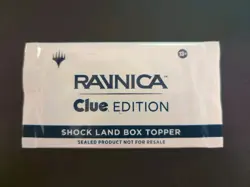 MTG Ravnica: Clue Edition Shock Land Box Topper *1 Foil Card - Image 1