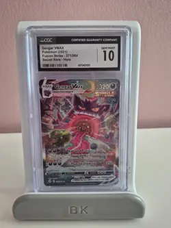 CGC 10 Gengar VMAX 271/264 Alt Art SWSH Fusion Strike Pokemon Graded Card - Image 1