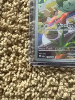Pokemon TCG Bulbasaur Holo Card 143/142 Stellar Crown Illustration Rare Holo NM - Image 5