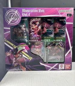 Bandai One Piece Trading Card Game: Illustration Box Volume 3 + 4 FAST SHIPPED - Image 2