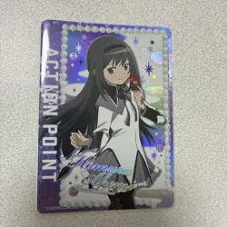 Madoka Magica Homura Uniarity Card Rare Near Mint - Image 1