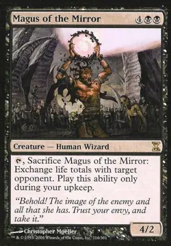 Magus of the Mirror - Light Play MTG Time Spiral - Image 1