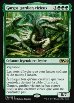 mtg magic 2020 m20 Gargos, Vicious Watcher FRENCH vf fr gargos gardien vicieux - Image 1