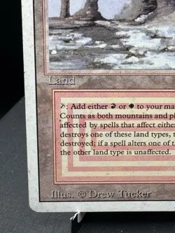 MTG Revised Plateau Dual Land 1994 Vintage MP - Image 5