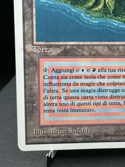 MTG Revised Volcanic Island- Isola Volcanica Rare Italian 1994 Vintage VLP/NM! - Image 5