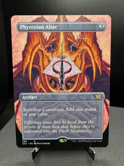 MTG 2X2 Double Masters 2022 Phyrexian Altar Borderless Regular Rare NM! - Image 1