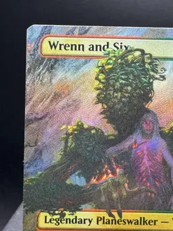 MTG 2X2 Double Masters 2022 Wrenn and Six Borderless Textured Foil Rare NM! - Image 2