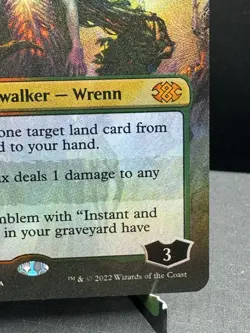 MTG 2X2 Double Masters 2022 Wrenn and Six Borderless Textured Foil Rare NM! - Image 4