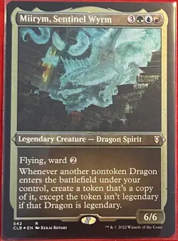 MTG Miirym, Sentinel Wyrm 542 Commander Legends Battle for Baldur's Gate NM Foil - Image 1