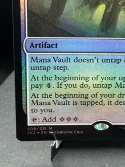 MTG 2X2 Double Masters 2022 Mana Vault Foil Rare NM! - Image 5