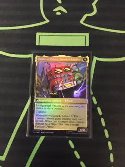 MTG Magic The Gathering Optimus Prime, Hero Foil Transformers Commander - Image 2