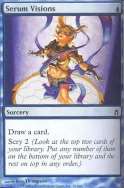 Serum Visions - Light Play MTG Fifth Dawn - Image 1