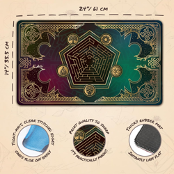 Mana Blast - MTG Playmat - Compatible with Magic the Gathering Playmat for Casua - Image 4