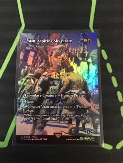 MTG Magic The Gathering Vaan Aspiring Sky Pirate Foil FCA Showcase Final Fantasy - Image 1