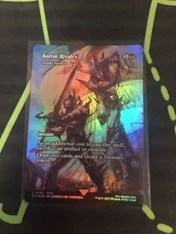 MTG Magic The Gathering Baron Rivalry Foil FCA Showcase Final Fantasy Commander - Image 1