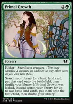 Primal Growth - Light Play MTG Commander 2015 - Image 1