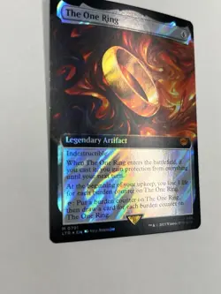 G1N MtG The One Ring 791 Extended Art Surge Foil Card LOTR Lord of the Rings - Image 4