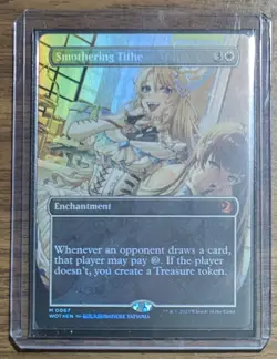 G2U MTG Smothering Tithe Anime Borderless Foil from Wilds of Eldraine - Image 3