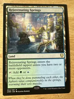 Rejuvenating Springs #354 Commander Legends CMR Magic MTG SQUARE CORNERS! - Image 1