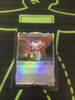 MTG Magic The Gathering Ratchet, Field Medic Foil Transformers Commander - Image 1