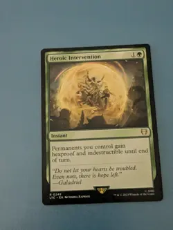 Heroic Intervention 0249 Non Foil Rare LOTR Commander MTG Near Mint - Image 1