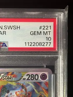 Pokemon Card Mewtwo VSTAR SAR 221/172 S12a VSTAR Universe PSA 10 GEM MINT - Image 3