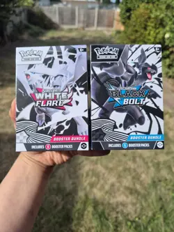 Pokemon Black Bolt and White Flare Booster Bundle Set of 2 Sealed New ✅ - Image 1
