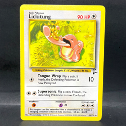 2000 POKEMON BASE SET 2 LICKITUNG 48/130 (LP) UNCOMMON - Image 1