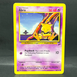 2000 POKEMON BASE SET 2 ABRA 65/130 (LP) COMMON - Image 1